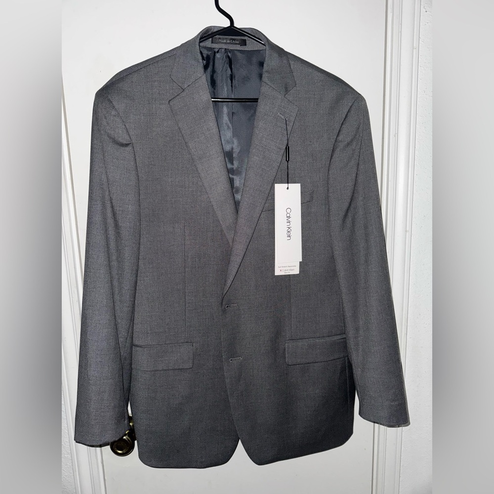 Calvin Klein Charcoal Men's Suit Jacket